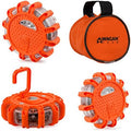 Wagan EL2639-3 FRED Flashing Roadside Emergency Disc LED Flare 9 Flash Modes by WAGAN