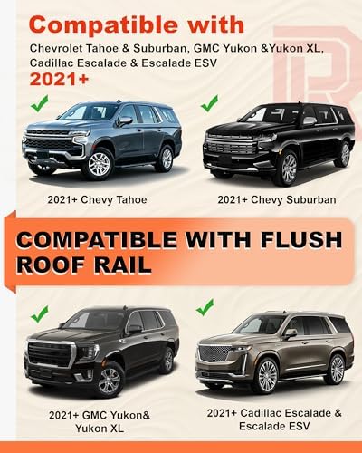 Upgraded 300LB Aluminum Roof Rack Cross Bars - Image 2