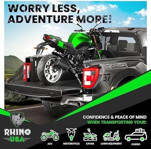 Rhino USA Retractable Ratchet Straps - 1in x 10ft - Image 7