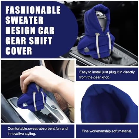JOYCOURT Car Gear Shift Hoodie Auto Shifter Knob Cover - Image 4