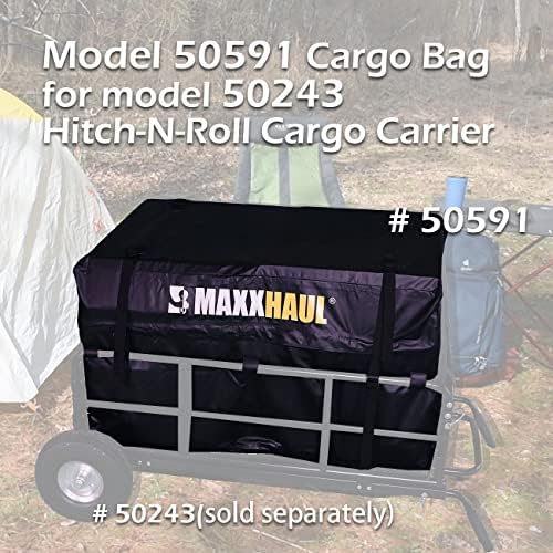 MaxxHaul 50591 Cargo Bag for Model 50243 Hitch-N-Roll Cargo Carrier Black - Image 4