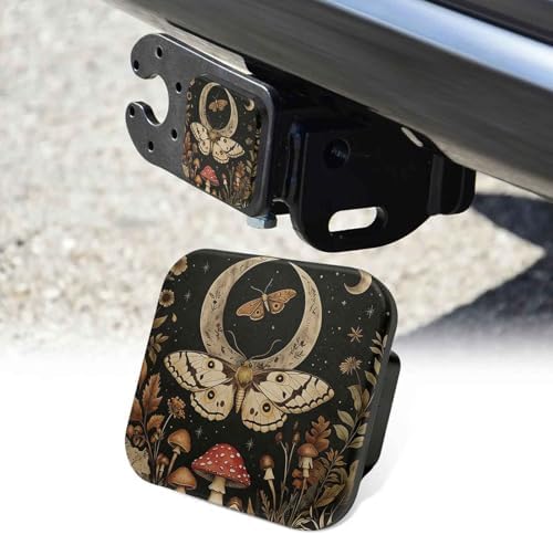Moth Butterfly Tow Hitch Covers Heavy Duty Rubber Trailer Hitch Cover 2" by Unknown