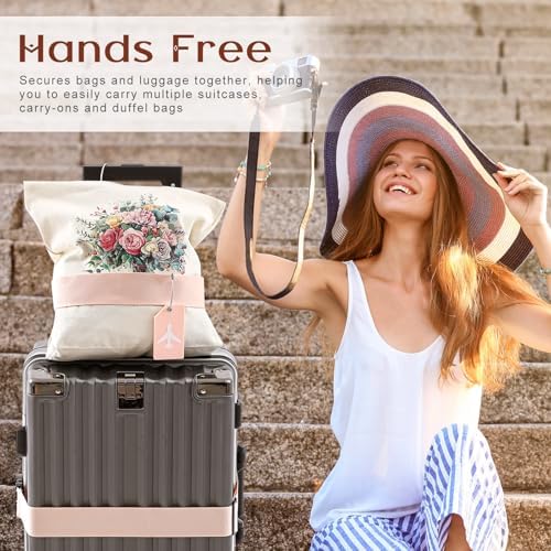 Weewooday 8 Pcs Luggage Straps Suitcase Tags Set - Image 4