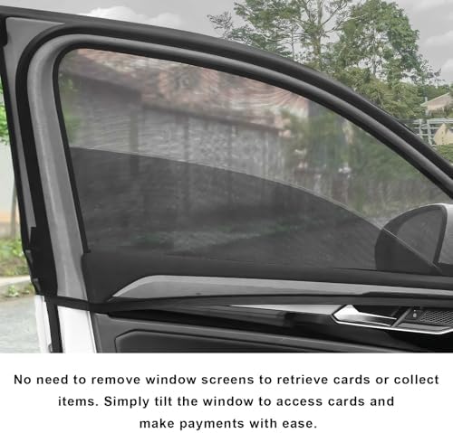 4 PCS Car Window Shades, Double-Layer Automotive Front & Rear Side Window - Image 5