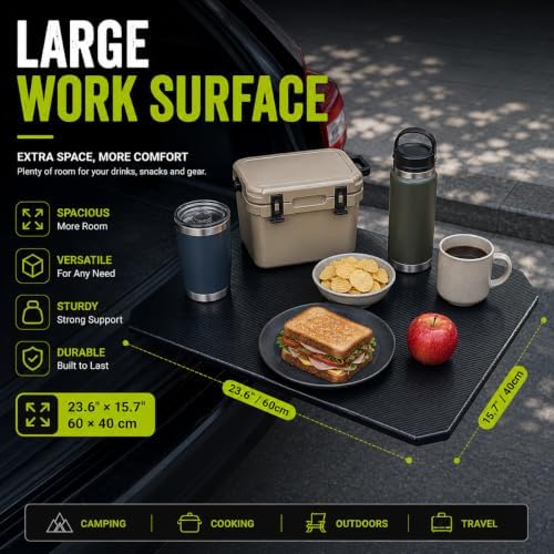 Rear Cargo Table for Honda Passport TrailSport 2022-2026, Foldable SUV Camping - Image 2