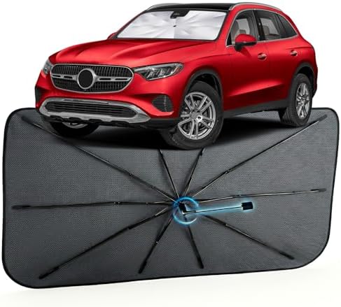 Car Windshield Sun Shade Umbrella by MakeLifeBetter