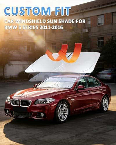for BMW 5-Series Windshield Sun Shade Sunshade Custom Fit - Image 2