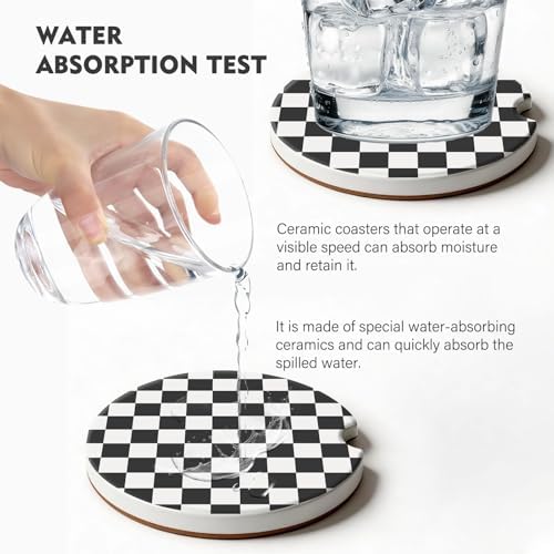 2 Pack Car Coasters for Cup Holders, Cute Car Accessories Interior - Image 3