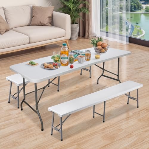 ZENY 6 Feet Picnic Table Set - Image 5