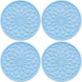 4 Pack Silicone Car Cup Holder Coaster – 2.75 Inch Non-Slip Drink Mat, by MEAJOO