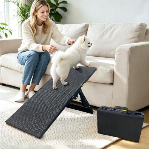 Dog Ramp for Car SUV, Adjustable Pet Ramp by Unknown