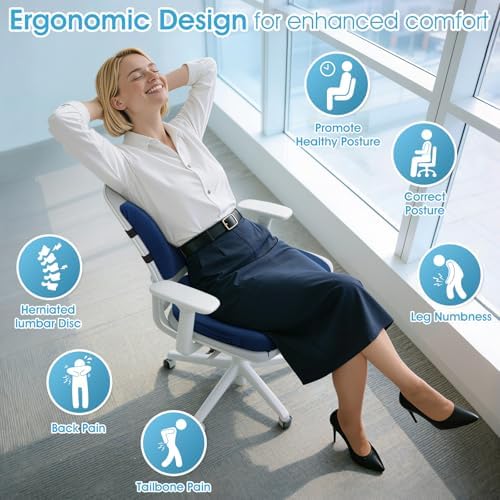 CushZone Seat Cushion and Lumbar Support Pillow - Image 2
