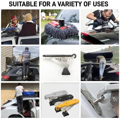 Car Door Step for Smart Fortwo Forfour 453 451 450, Foldable Roof Rack Door Step - Image 5