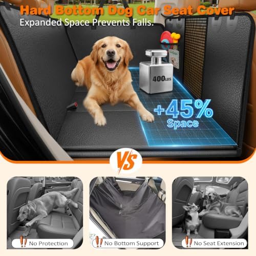 URPOWER Hard Bottom Dog Car Seat Cover - Image 2