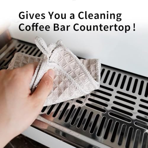 watchget 6 Pack Microfiber Espresso Barista Cleaning Towels, Dark Grey - Image 5