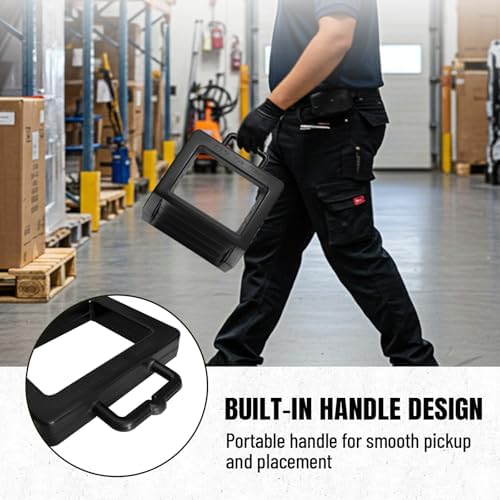 ROBLOCK 2 Pack Rubber Pallet Jack Chock Heavy Duty Wheel Chock, Pallet Jack - Image 5