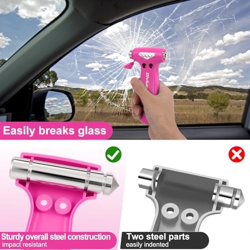 Car Safety Hammer, 3 in 1 Emergency Escape Tool - Image 4