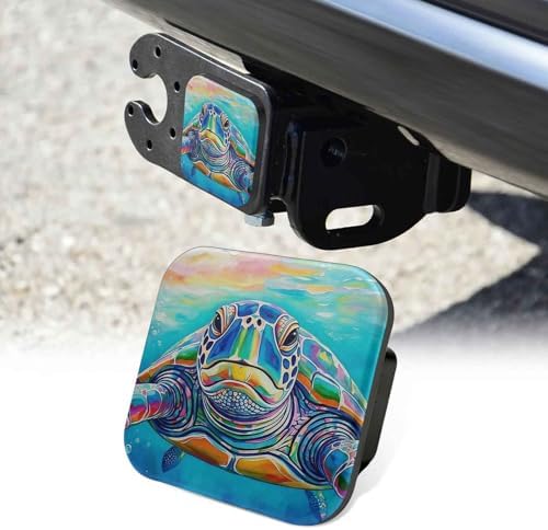 Trailer Hitch Cover 2 Inch Square Receiver Hitch Cover Rubber Tube Plug by Unknown