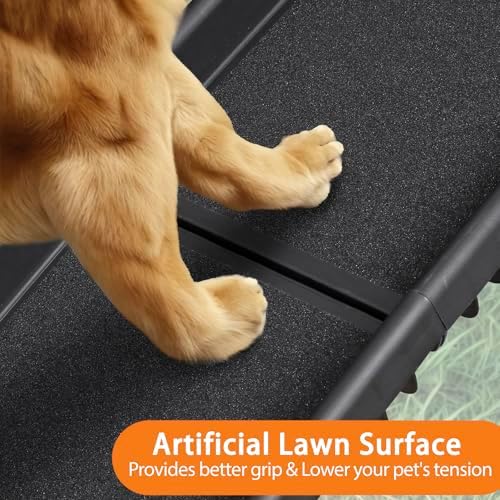 Folding Dog Ramp for Car 61 Inches Dog Ramps for Large Dogs Non-Slip Surface - Image 2