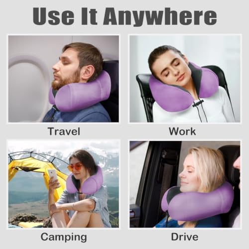 Travel Pillow, Memory Foam Neck Pillow - Image 6