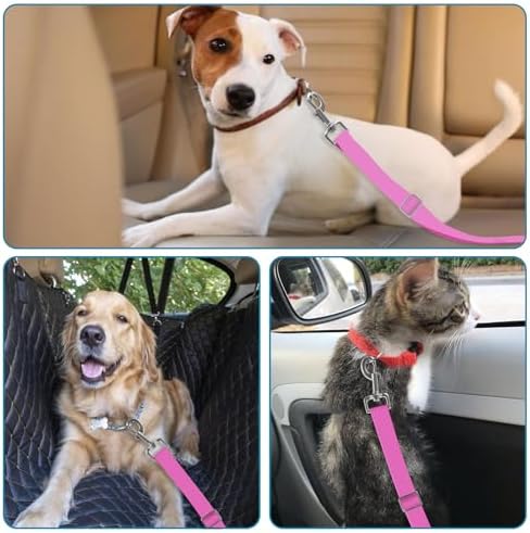 Adjustable pet cat and Dog car seat Belt，SUV, and The Lanyard is Flexible and - Image 6