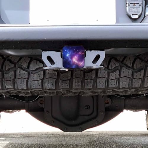 Galaxy Space Trailer Hitch Plug Cover Cosmic Star Field Universe Outer Space - Image 6