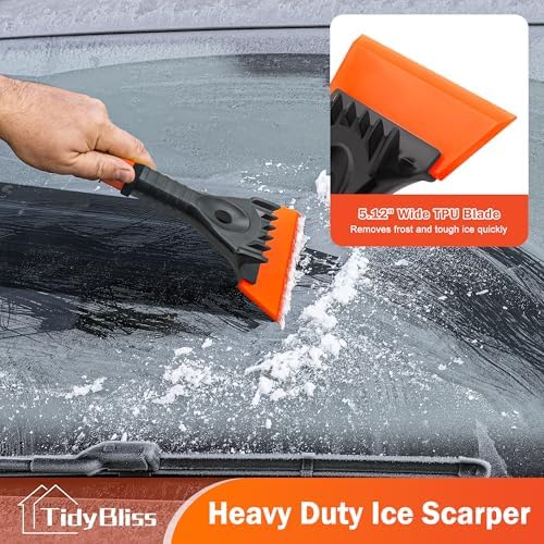 TidyBliss Ice Scraper for Car Windshield, SUV Truck Glass Window - Image 2