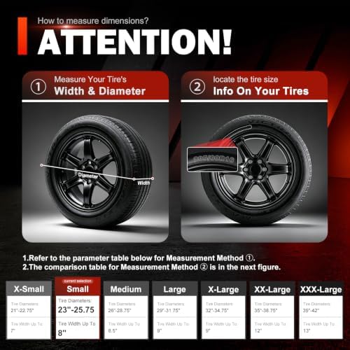 Explore Land Tire Covers 2 Pack Fit Tire Diameters 23"-25.75" - Image 3