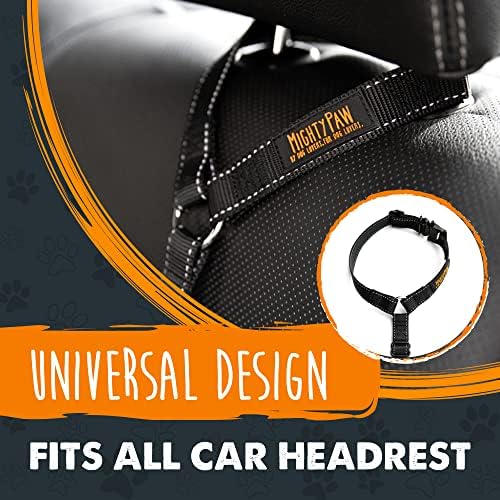 Mighty Paw Dog Seat Belt for Car Headrest, for Small, Medium & Large Dogs - Image 3