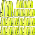 Jecery 20 Packs High Visibility Vest Safety Reflective Hi Visibility Mesh Vest by Jecery
