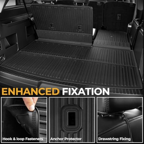 Cargo Mat for 2018-2024 Ford Expedition Max 7/8-Seat Accessories - Image 3