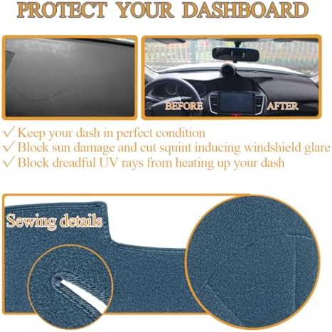 Yiz Dash Cover Mat for Ford F100 F150 F250 F350 BroncoJ71 - Image 4