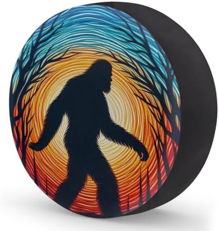 Forest Art Bigfoot Spare Tire Cover Dust-Proof Wheel Protector - Image 2