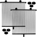 Blossound 2 Pack Car Window Sun Shades, Translucent Black, 20 x 20 Inch by Blosssound