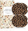 Swooflia Elegant Car Coasters 4 Pcs Classic Brown Leopard Car Accessories by Swooflia