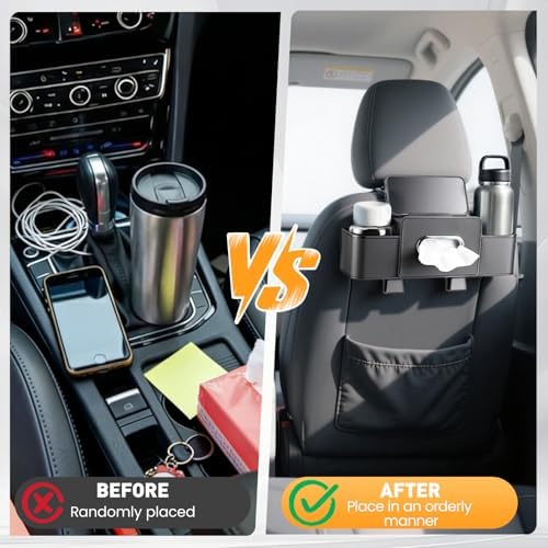2 Pack Back Seat Car Organizers - Image 4