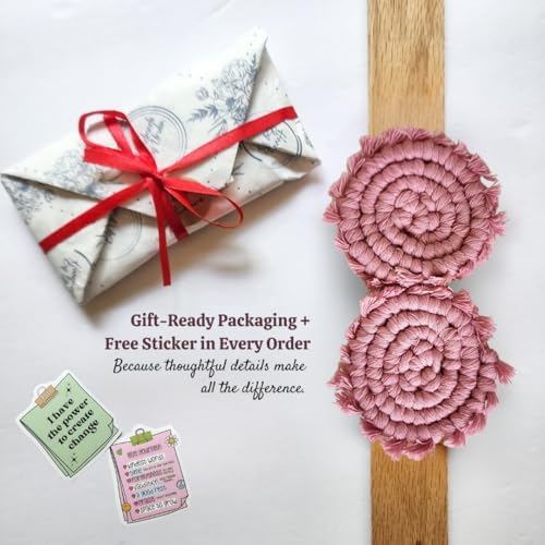Cotton Car Coasters for Cup Holders, Drink Coaster Holder, Cute cupholder - Image 6