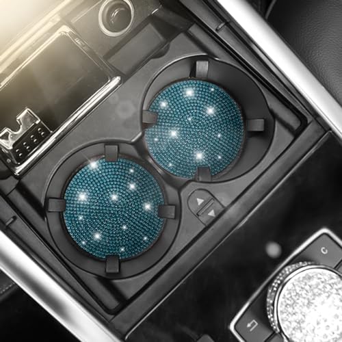 Osilly 2PCS 2.75 Inch Rhinestone Cup Holder Coasters - Image 5