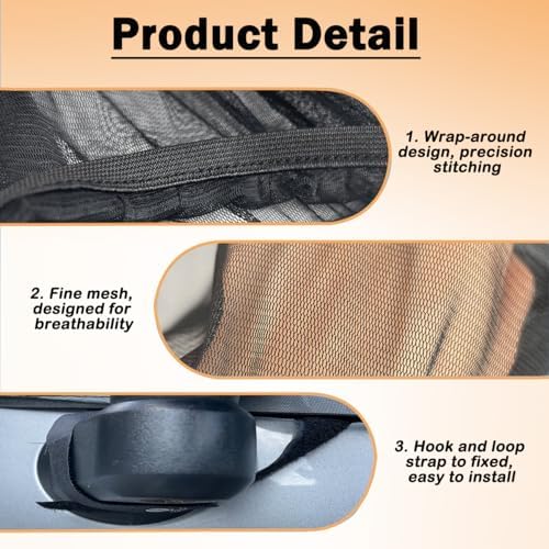 Rear Window Screen for Jeep, Window Shade for Jeep Wrangler - Image 7