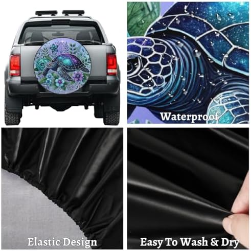 Turtle Spare Tire Cover Waterproof Dust-Proof Spare Wheel Covers - Image 4