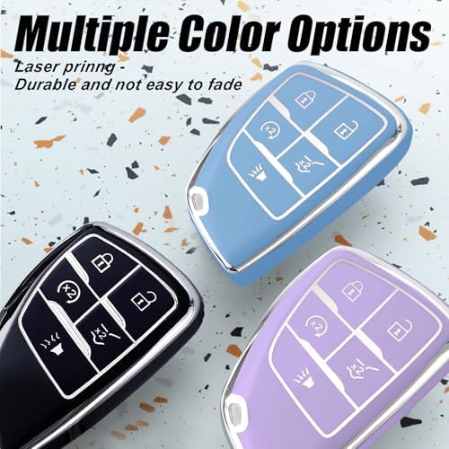 Montague Key Fob Cover for Chevy, Soft TPU Key Case for Chevy Silverado Tahoe - Image 3