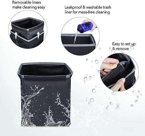 Farasla All-in-One Car Trash Can, Garbage Bag - Image 3
