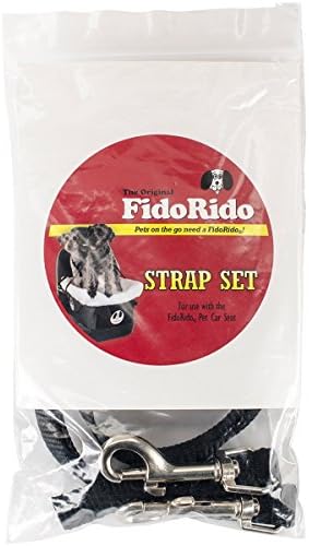 FidoRido Dog Car Seat Strap and Buckle Replacement Set by FidoRido