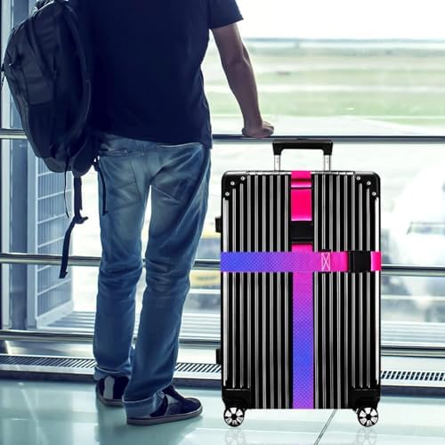 Luggage Straps for Suitcases TSA Approved-2 Pack Bright Personalized Luggage - Image 6