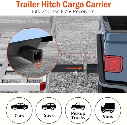 Aluminum Hitch Cargo Carrier - Image 3