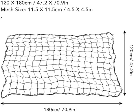 Heavy Duty Roof Rack Freight Net, Nylon Clips - Image 6