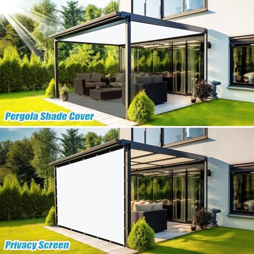 Amagenix 90% Pergola Shade Cover 6' X 15' Sun Shade Cloth - Image 4