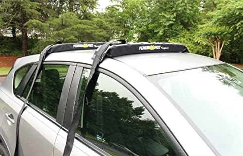 Suspenz Soft Roof Rack Pads for Kayak, Surfboards, Tie-Down Straps Included - Image 4