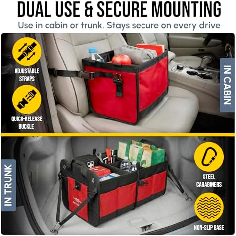 Extra Large Modular Car Trunk Organizer System - Image 4