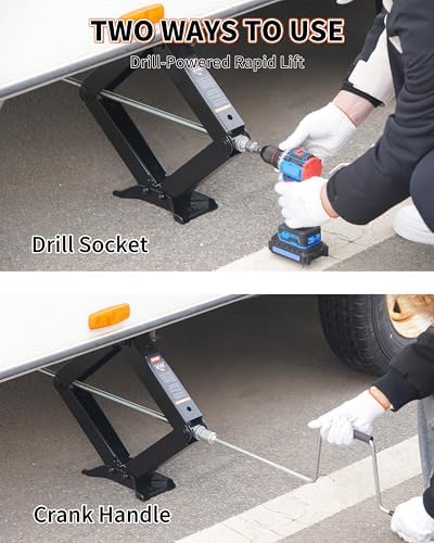 OULEME 9500 lbs RV Camper Scissor Jack - Image 6